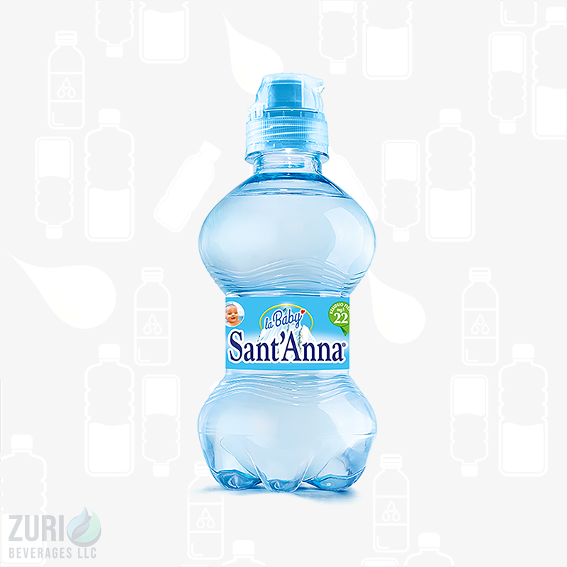 La Baby Sant’Anna Mineral Water low sodium,6-Pack 250ML - Made in Italy